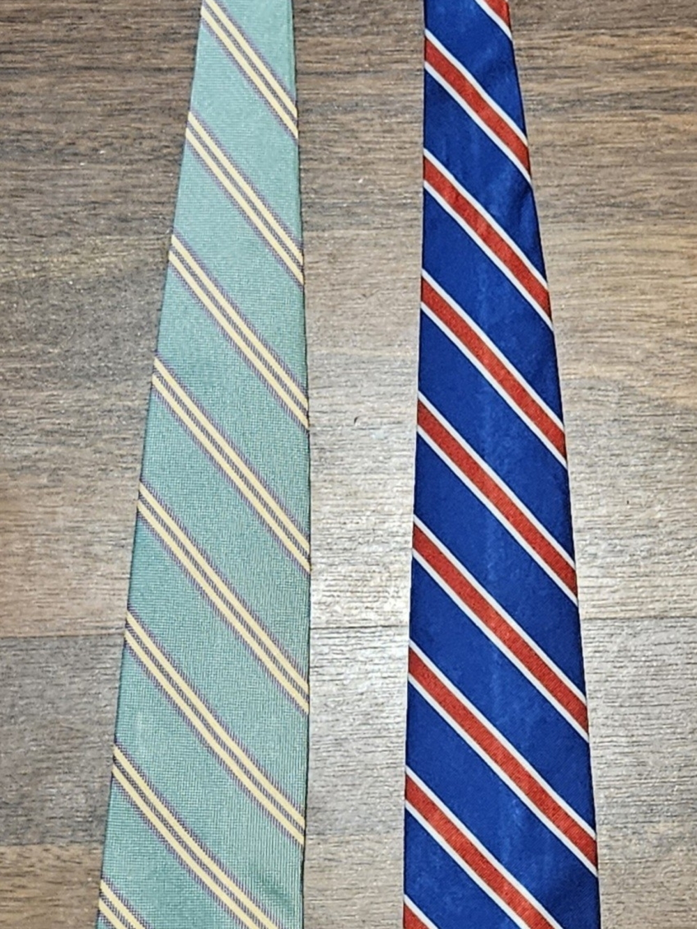 BROOKS BROTHERS mens lot of 2 ties SIZE 58x3.5 MULTICOLOR T18D